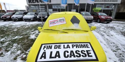 Fin de la prime à la casse