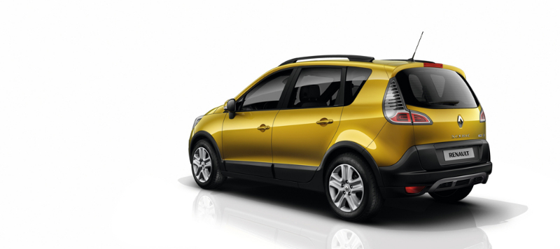 Poignées De Porte Chromées Pour Renault Grand Scénic III XMOD (2010-2016) - 1 Avec Trou De Serrure, 1 Avec Bouton