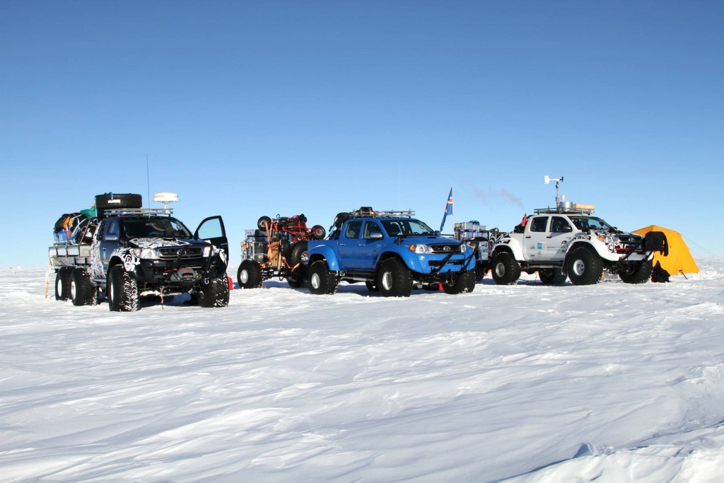 Toyota Hilux en Antarctique