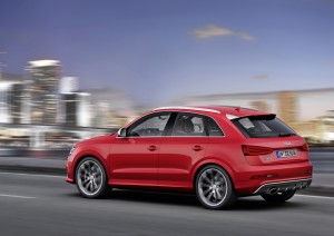 Audi RS Q3 sur route profil
