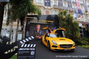 Mercedes SLS AMG Black Series au Festival de Cannes 2013