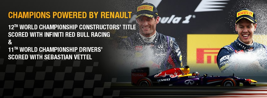 Renault Sport F1 champion Constructeur 2013