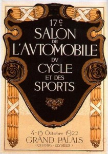 Salon automobile Paris 1922