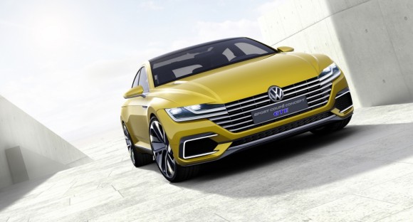 face avant Volkswagen Sports Coupe concept Geneve 2015 (5)