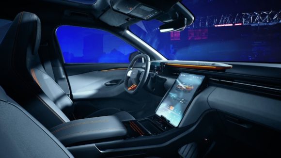 Intérieur du Ford Capri électrique